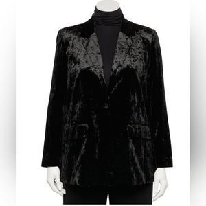 Women's INTEMPO Crushed Velvet Blazer